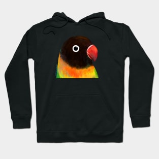 Green Masked Lovebird Hoodie